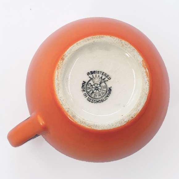 Vintage Creamer Pitcher Art Pottery Celebrate - Picture 8 of 16